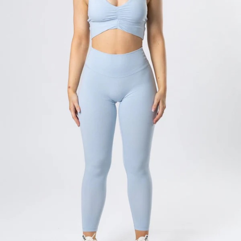 PARAGON Light Blue High-Waist Sculpting Leggings - Picture 2 of 5